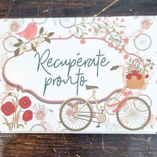 Tarjeta "Recupérate pronto"