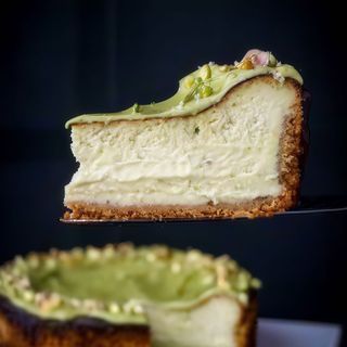 Cheesecake de pistacho de la suegra