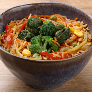 ბრინჯი ბოსტნეულით