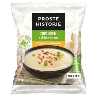 Zupa krem z białych warzyw Proste historie. 0.45кг