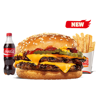 Menu Double Cheeseburger