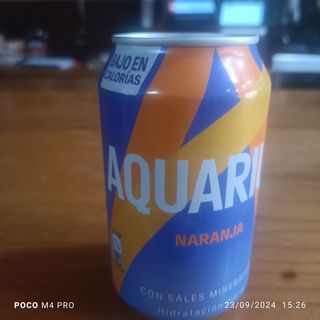 Aquarius Naranja lata 330ml.