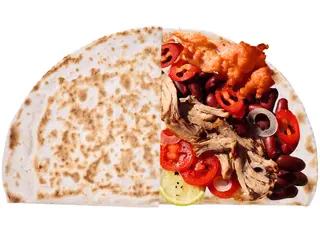 Янтик з рваною свининою та чилі кон карне (160g)