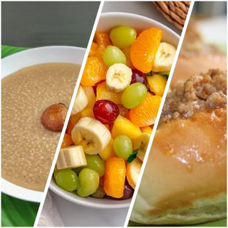 Package Bouillie De Mil, Pain Fourré, Fruits