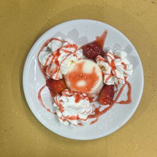 Pannacotta con le fragole