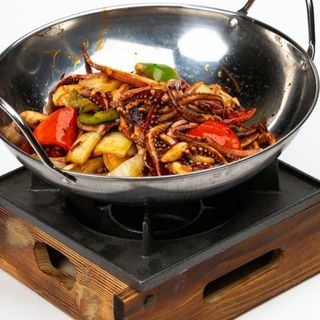 Calamar al estilo sichuan