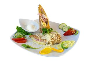 Pohovana palačinka sa šunkom