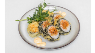 Futomaki Tatar Łosoś w Tempurze