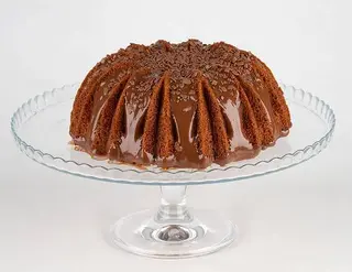 Bolo avó Cenoura coberto com Brigadeiro de Leite