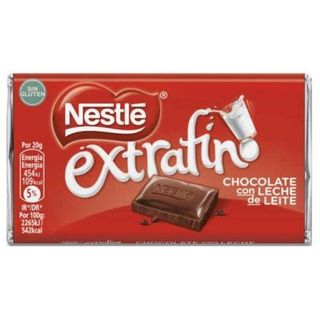 Tablete Chocolate Extra Fino Nestle 20 gr