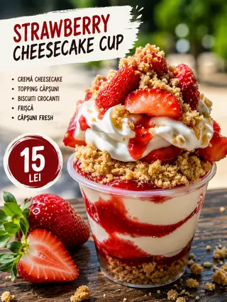 Strawberry Cheesecake Cup