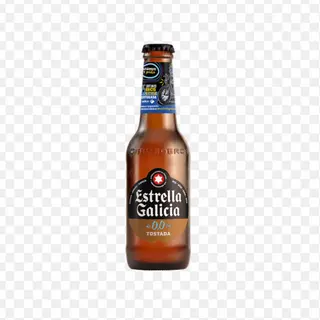 Cerveza ESTRELLA GALICIA 0,0 TOSTADA 