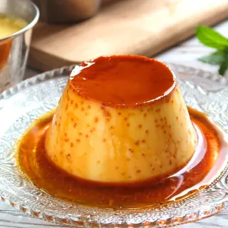 Flan Con Natas