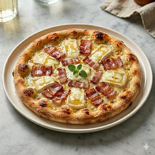 Pizza De Bacon Y Capra (33 Cm.)