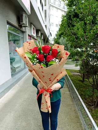 Buket 5 ruža