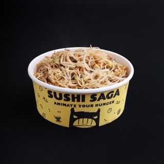 Spaghetti di riso con verdure