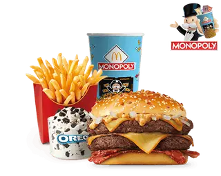 Menú Completo McExtreme Bacon Doble 
