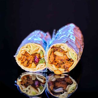 Vegan Red Kidney Falafel Wrap
