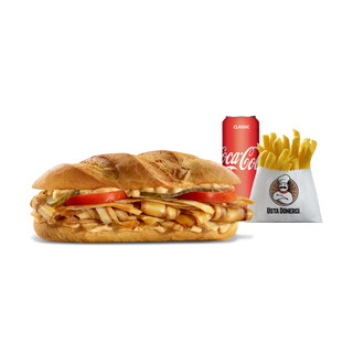 ეკო ბაგეტი ქათმის ხორცის მენიუ