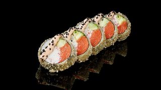 Темпура рол з лососем