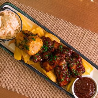  Карамелизирани свински ребра