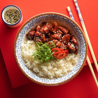 Рис з куркою теріякі