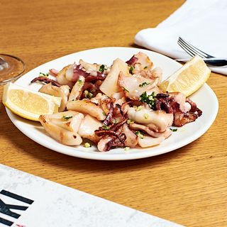 Sepia fresca a la plancha