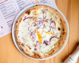 Pizza Rzymska 32 cm Alla Carbonara