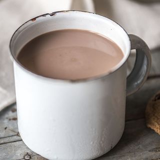 Chocolat chaud au lait d'amande.