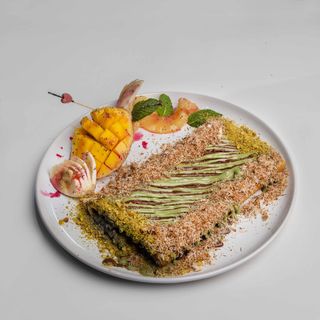 Crêpe Pistashio Kunaffa
