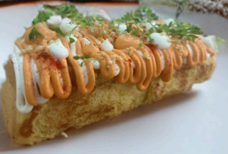 Brioche de ensaladilla de pulpo (18 cm.)