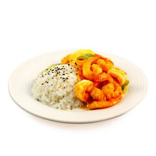 257 Arroz Con Gambas Y Verduras