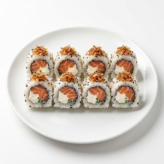 Uramaki De Salmón Con Cebolla (8 Pzs.)