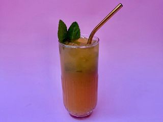 Чай холодний чорний персик-диня