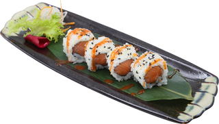 56 Uramaki spicy salmon - 8 pezzi