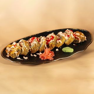 შებოლილი ორაგულის ცხელი როლი,  მაკი საჩუქრად