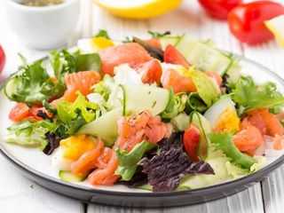 Ensalada con salmón