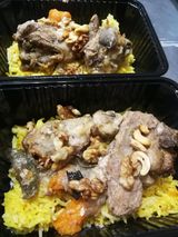 Веган салата с булгур и леща