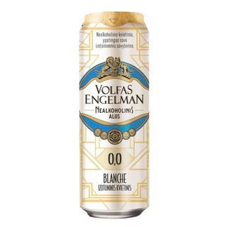 Volfas Engelman Blanc, безалкогольное пиво/ Volfas Engelman Blanc, alcohol free