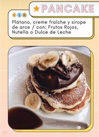 Pancake con Nutella y banana