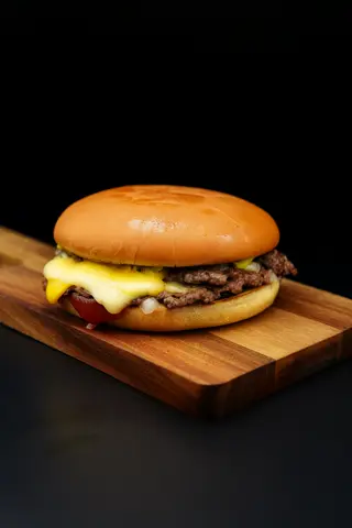 Double cheese smash burger