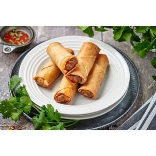 Golden Brown Vegetable Spring Rolls
