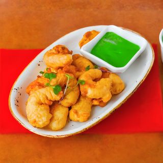 Тигровые креветки в панировке