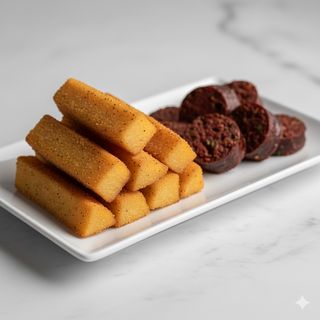 Morcilla Carupanera Con Yuca (Ración)