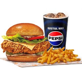 Chicken Sandwich Deluxe Large Meal