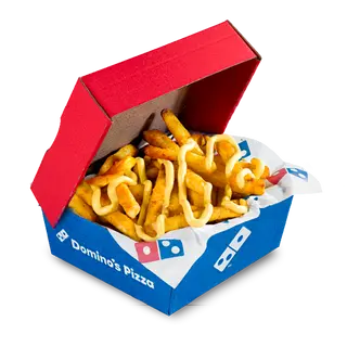 Frytki Box z sosem serowym