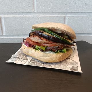 Hamburguesa Vegetal Pollo / Hanburgesa Begetala