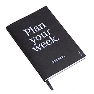 Planificador Perpetuo Octagon Design A5 Semana Vista Negro - 8474474742094