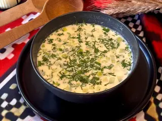Окрошка з лососем (350g)