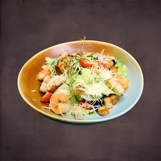 Салат "Цезарь" с креветкой